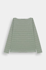 Essential Boat Neck Stripe Tee
