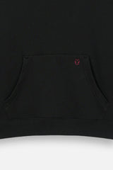 Lazywear Essential Hoodie — Onyx Black — W