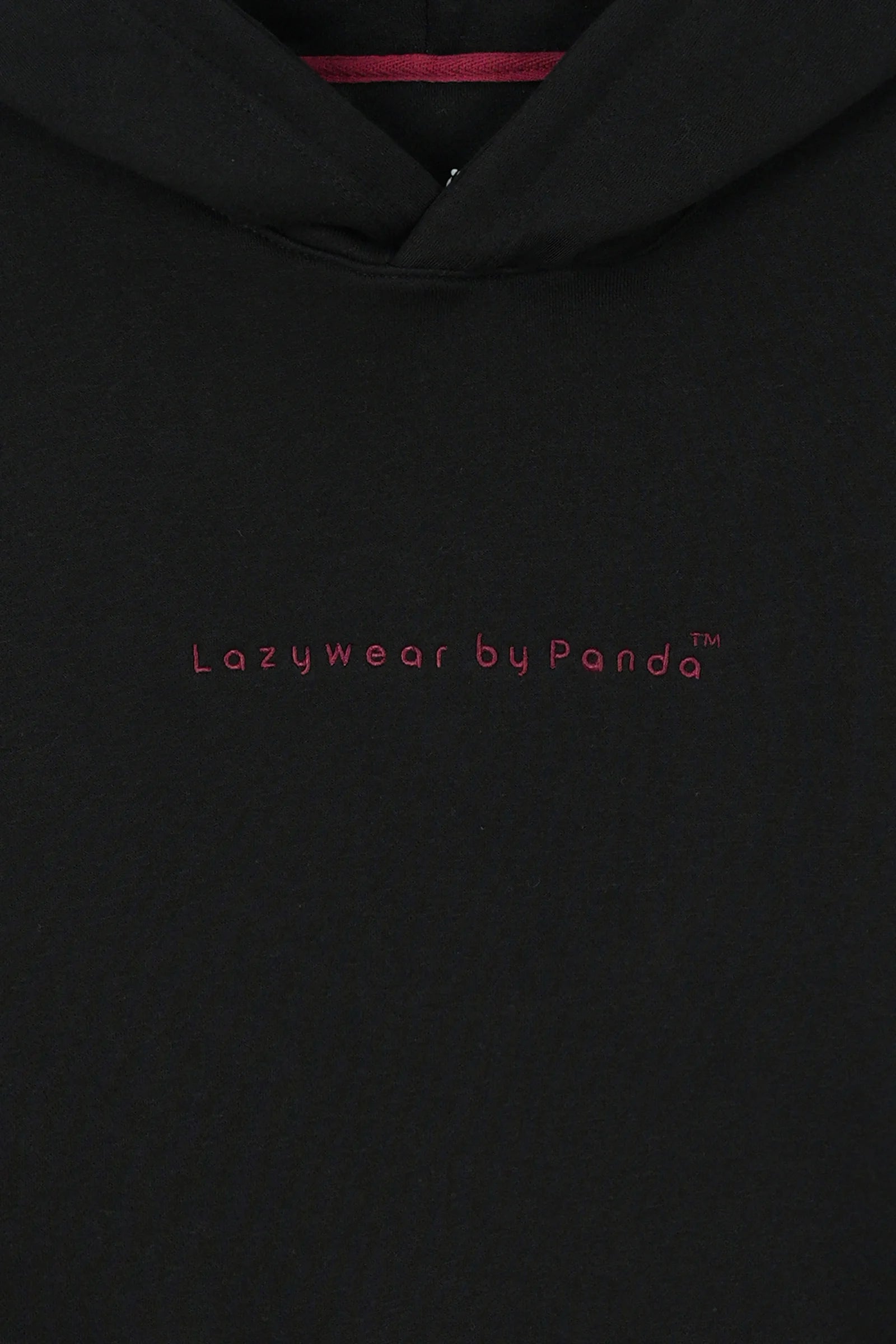 Lazywear Essential Hoodie — Onyx Black — M