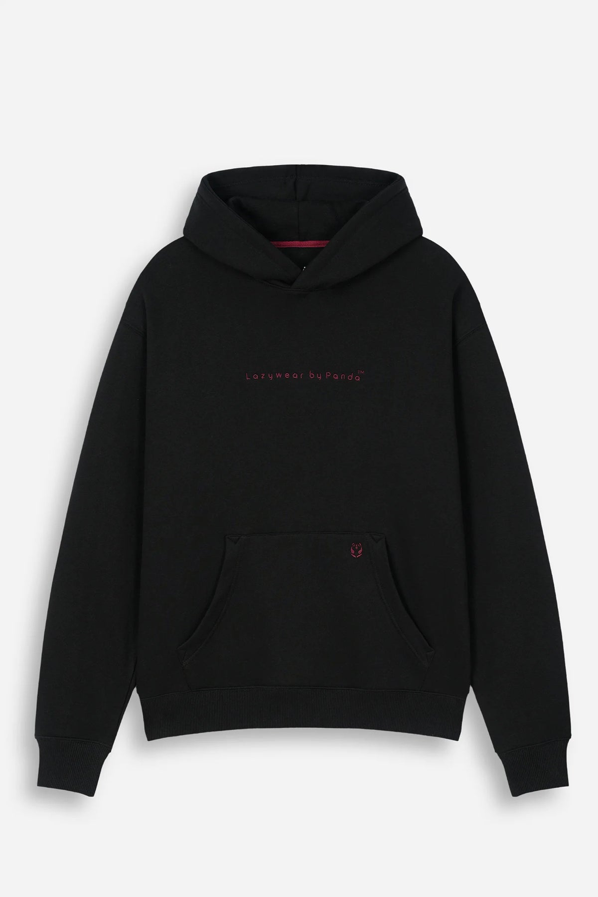 Lazywear Essential Hoodie — Onyx Black — W